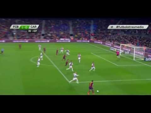 FC Barcelona 3-0 Cartagena Copa del Rey - Pedro Goal 17/12/2013 HD