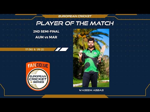 POTM: W.Abbas - AUM vs MAR | Highlights | FanCode ECS Malta Encore Day 12 | Malta 2021