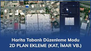 Rovienpro Harita Tabanlı Düzenleme Modu - 2D Plan Ekleme (Kat, İmar vb