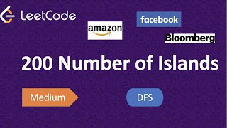Number Of Islands | LeetCode 200 | Java | Facebook Interview Question | DFS | LeetCode Tutorial