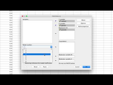 Mediation analysis in SPSS