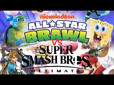 Nickelodeon All-Star Brawl Announcement Trailer - Original vs Super Smash Bros. Ultimate