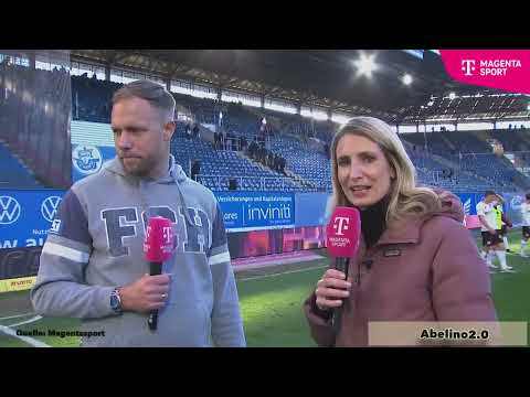 Daniel Brinkmann nach dem Heimsieg gegen Wehen Wiesbaden #hansarostock #magentasport 