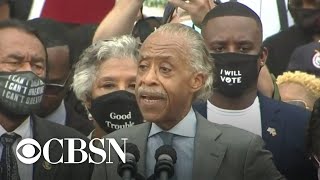 Al Sharpton speaks at the 2020 March on Washington