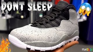 Dont Sleep on the Air Jordan Cement 10s They are Fire!!!