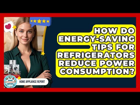 How Do Energy-Saving Tips for Refrigerators Reduce Power Consumption? | Home Appliance Report