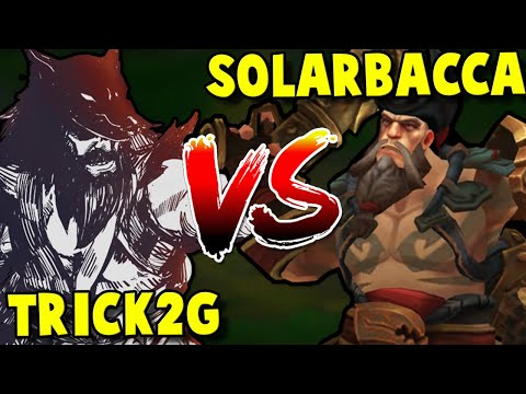 What happens when TRICK2G's UDYR meets Solarbacca in the top lane i didn't expect 5 people in his la