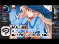 Making Art Start To Finish In Clip Studio Paint 2023 Update