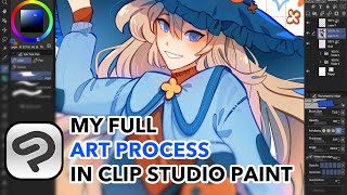 Making Art, Start to Finish in Clip Studio Paint ✿ [2023 Update]