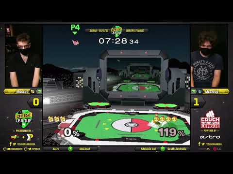 The Cheese League Sep'21 - SSBM - Muscat (Fox) vs McCloud (Peach) - Losers Finals