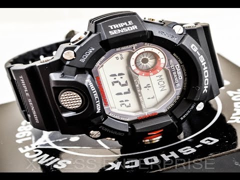 Casio GSHOCK Rangeman GW9400-1 REVIEW | How To Set Time | LIGHT DISPLAY