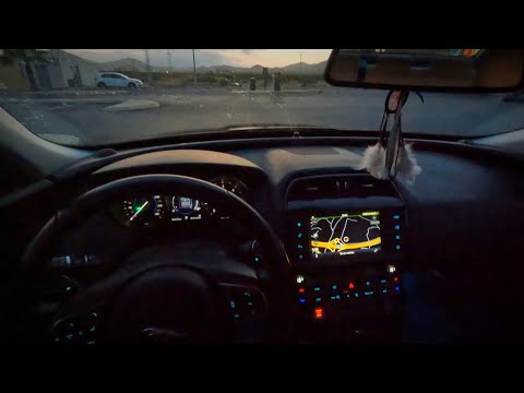 Night Drive in a Jaguar XE on the Highway |  POV Phonk Music for the Ultimate Relaxation PART 1/3