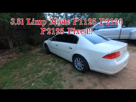 2008 Buick Lucerne 3.8l: P1125 P2120 P2125 Pedal Position Fault and Limp Mode Fixed!!!