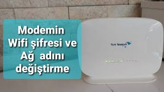 Türk Telekom Wifi Şifresi ve Ağ ismini  Değiş