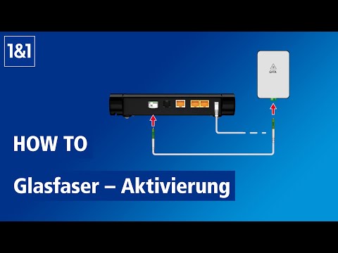 1&1 Glasfaser – Anschluss aktivieren