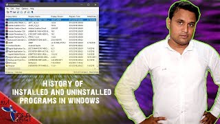 How to Know History of installed and uninstalled programs in windows?