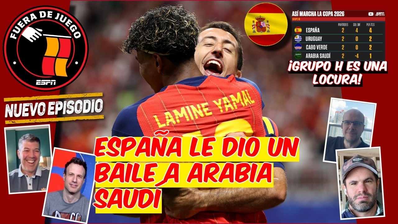 ESPAÑA se DESPERTÓ y mostró su PODER ante ARABIA SAUDÍ. LAMINE YAMAL es el LÍDER | Fuera De Juego