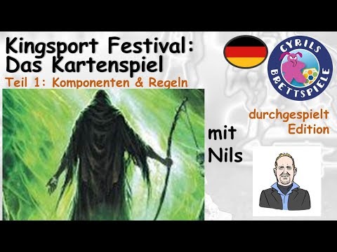 Cyrils Brettspiele - Kingsport Festival CG Brettspiel (S143E01) - Komponenten & Regeln