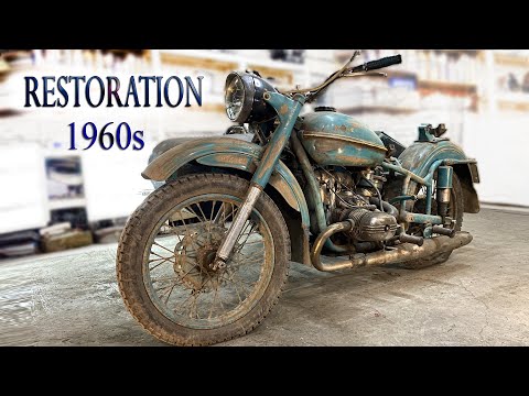 Восстановление старого мотоцикла из 1960-х | Old Soviet motorcycle full Restoration