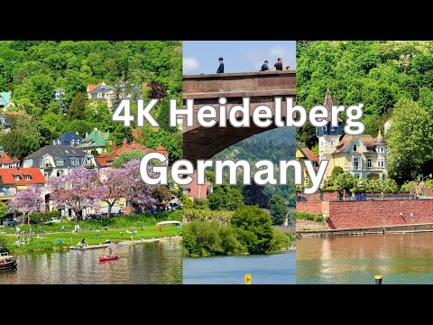 The most beautiful city in Germany 🇩🇪 Heidelberg City of Science 4K