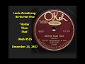 Louis Armstrong & His Hot Five “Hotter Than That” Okeh 8535 (1927) RARE VISUALS
