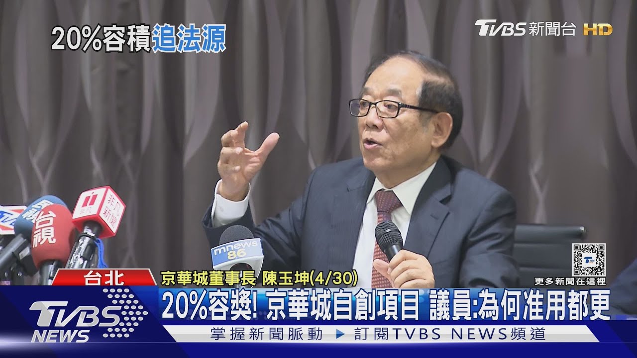 20%容獎!京華城自創項目 議員:為何准用都更
