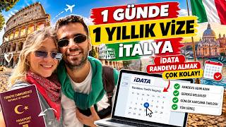 İtalya Vizesini 1 İş Gününde Aldık! iDATA Randevusu Nasıl Bulunur?