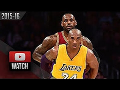 LeBron James vs Kobe Bryant LAST Duel Highlights 2016 03 10 Lakers vs Cavaliers   LEGENDARY!