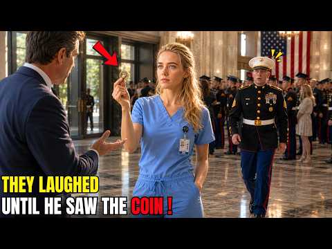 Nurse Came to Watch Her Brother Graduate — Until USMC Commander Saw Her Coin and Froze