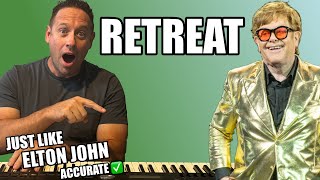 Piano Lesson The Retreat by Elton John Shawn Cheek Tutorial
