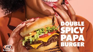 A&W Double Spicy Papa Burger