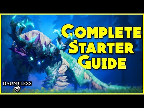 Complete Starter Guide For Dauntless | Weapons, Armor, NPC's, Behemoths, & Combat | Dauntless Guide