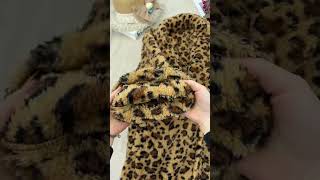 Leopard Print Plush Coat - Stay Warm &amp; Stylish This Winter #style #fok