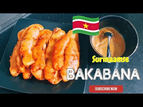 Surinaamse Baka Bana Maken | Irresistible Plantain Fritters | Pisang Goreng maken | Snacks