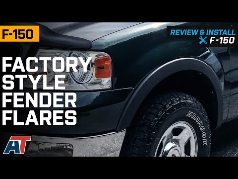 2004-2008 F-150 Factory Style Fender Flares; Front and Rear Review & Install