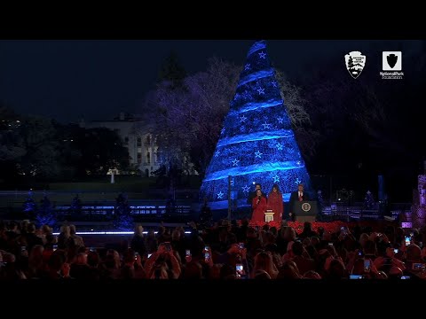 Trump Lights National Christmas Tree