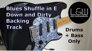 Download lagu Blues in E backing track  Down and Dirty shuffle Bass and Drums ONLY mp3