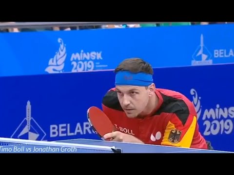Men's Singles Finals | Timo Boll vs Jonathan Groth | European Games 2019