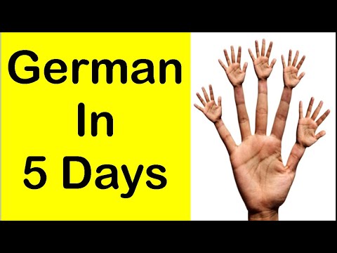 Learn German in 5 Days - Day 1