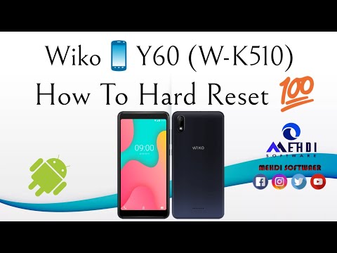 Wiko📱Y60 (W-K510) How To Hard Reset💯طريقة عمل الفورمات وإعادة ضبط إعدادات المصنع