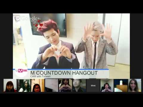 M COUNTDOWN HANGOUT CAM - Toheart