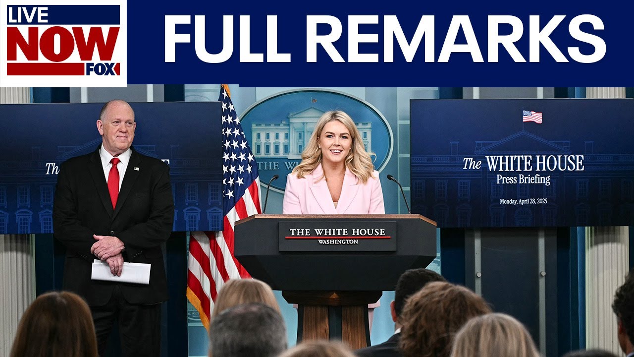 White House update: Karoline Leavitt & Border Czar Tom Homan | LiveNOW from FOX