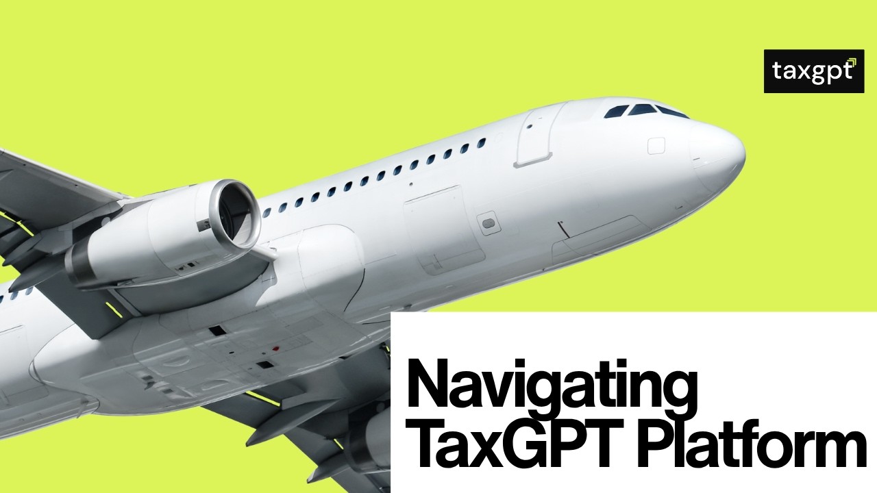 TaxGPT Tax Research Tour | Dashboard, Modules & Audio Mode Walkthrough