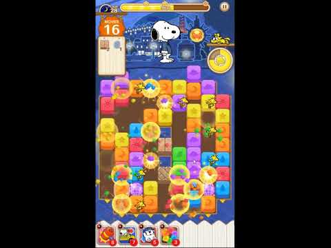 Snoopy Puzzle Journey Night Mode Level 28 - NO BOOSTERS 🐶🧩🧳 | SKILLGAMING ✔️