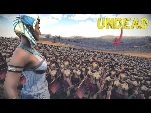 Can Roman Legion Protect Cleopatra From 250,000 Undead - UEBS 2