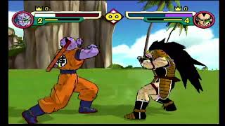 Dragon Ball Z Budokai 2(Gamecube)-Captain Ginyu vs Raditz