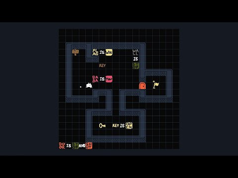 House A (Level A) solution (Baba is You / Museum of Unused Levels)