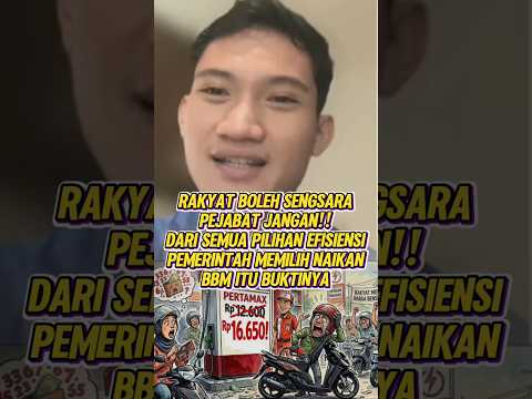 RAKYAT Boleh sengsara, PEJABAT Jangan! #shorts #viral #trending #pertamax #mbg #rupiahmelemah #makar