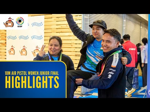 Highlights | 10m Air Pistol Women Junior Final - ISSF Junior World Cup Rifle / Pistol / Shotgun Suhl