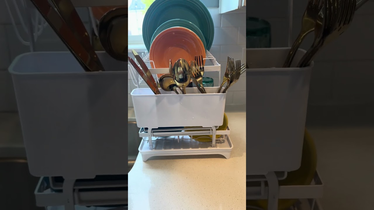 Godboat 2-Tier Dish Drying Rack Review | Kitchen Essential in Action!